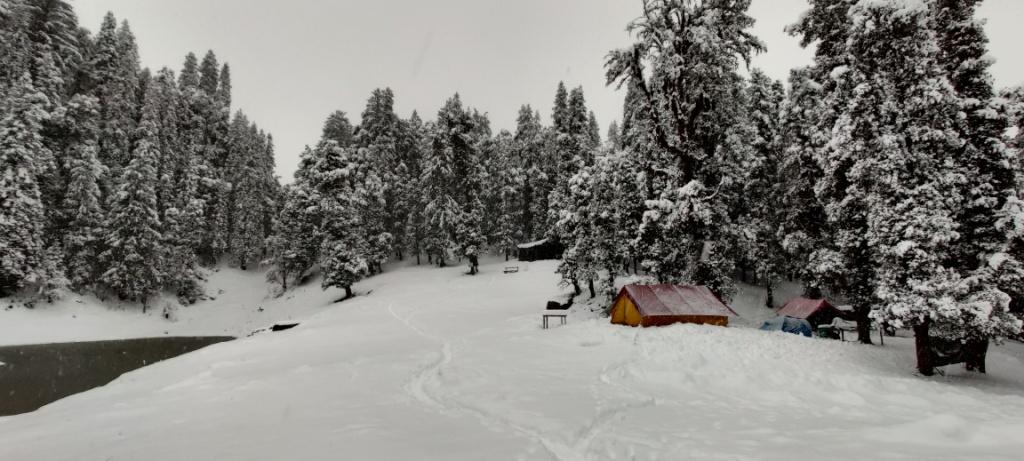 juda ka talab campsite in winter